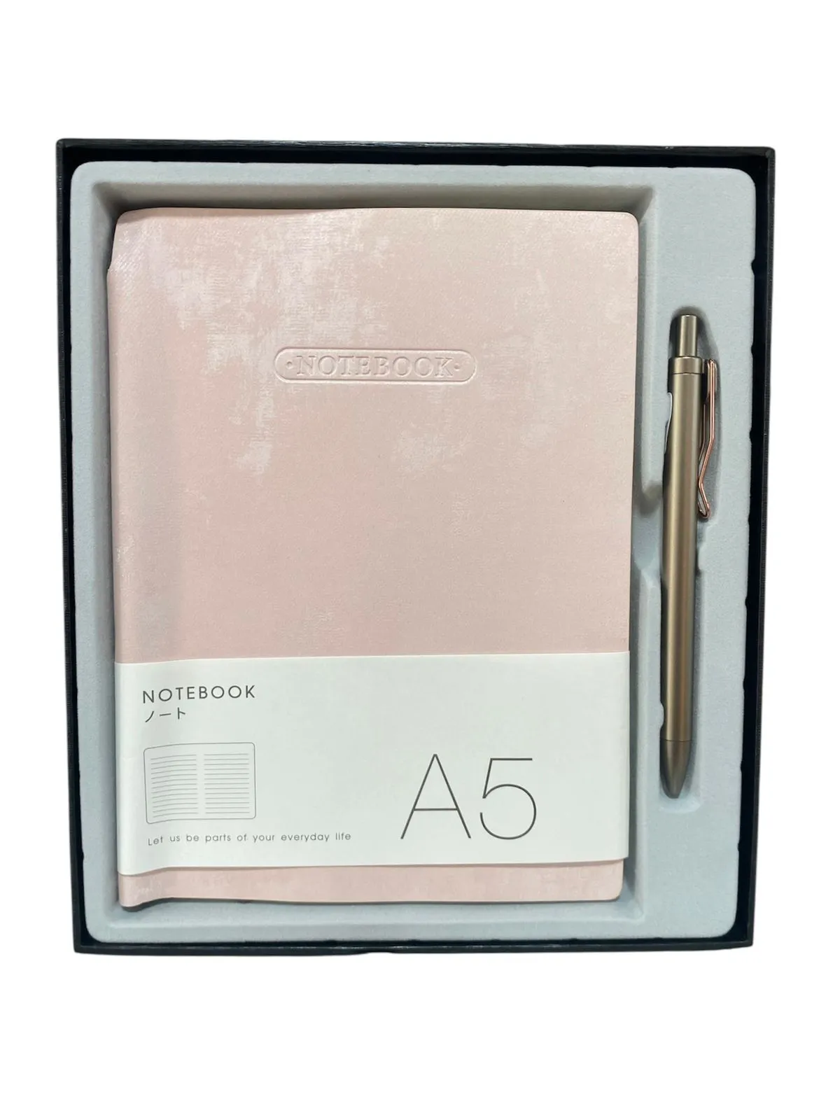 Coffret bloc note avec stylo