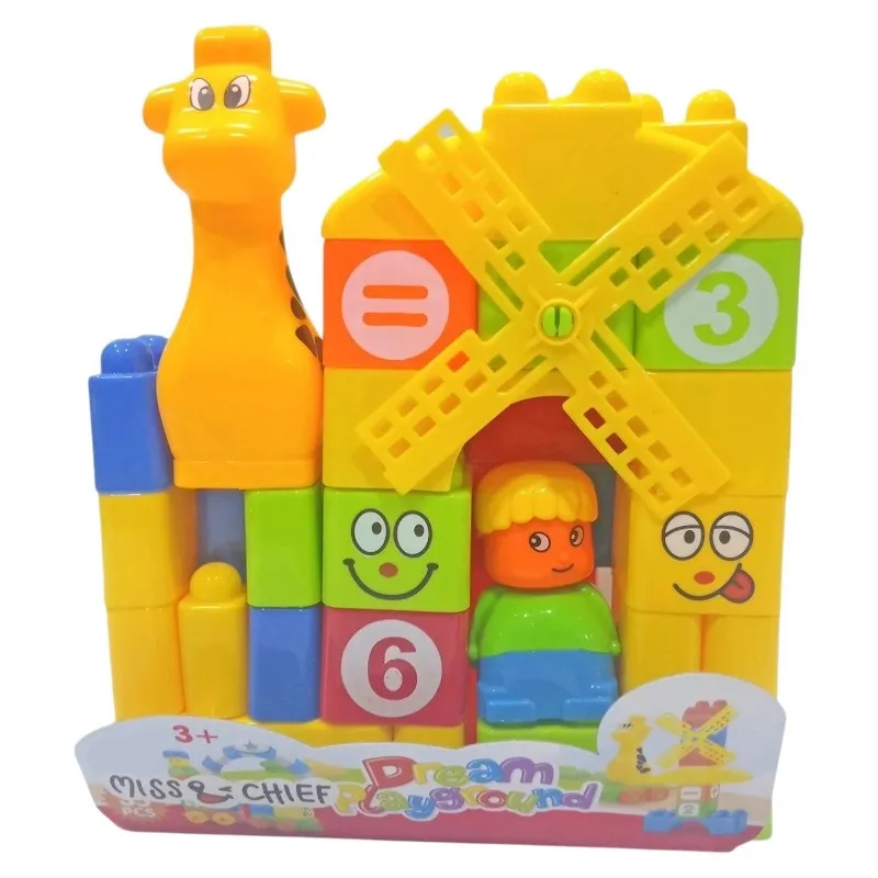 Sac à Dos Blocs de Construction Éducatifs 35 Pièces