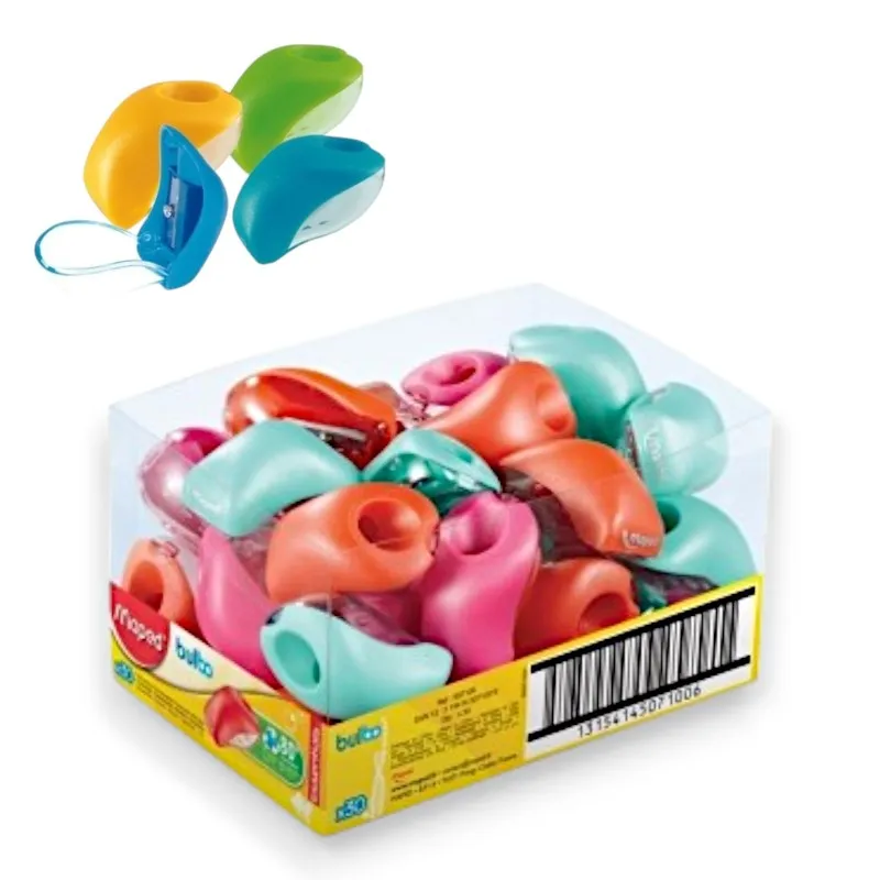 TAILLE CRAYON PLASTIQUE BULBO 1TROU MAPED