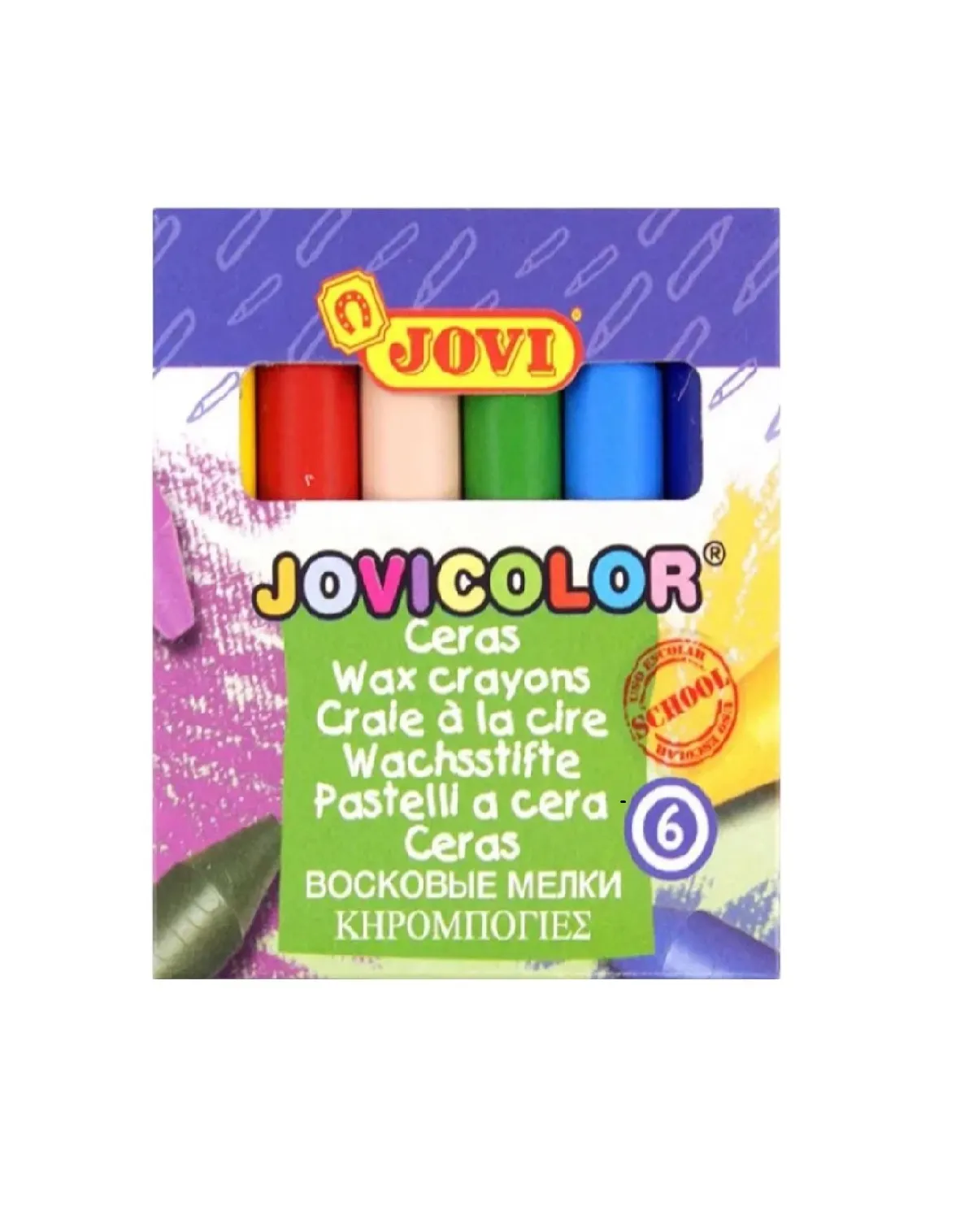 CRAYON WAX 6  JOVI