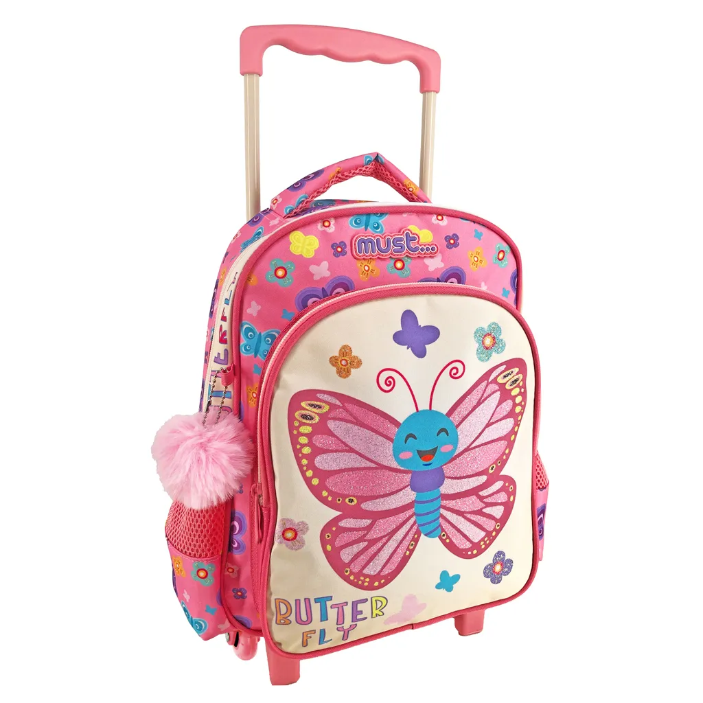 SAC A DOS ENFANT TROLLEY MUST BUTTERFLY