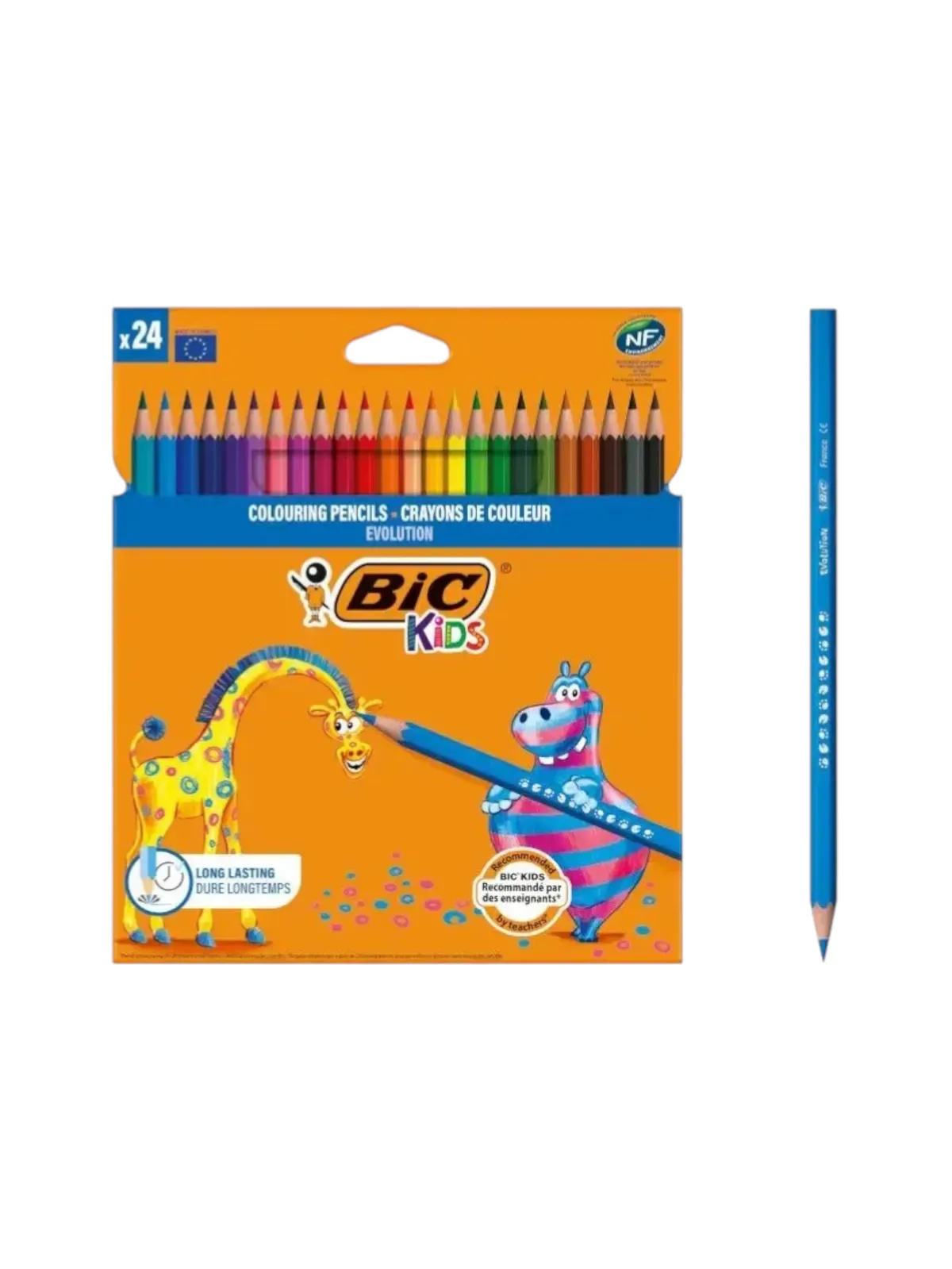 CRAYON COULEUR BIC 24