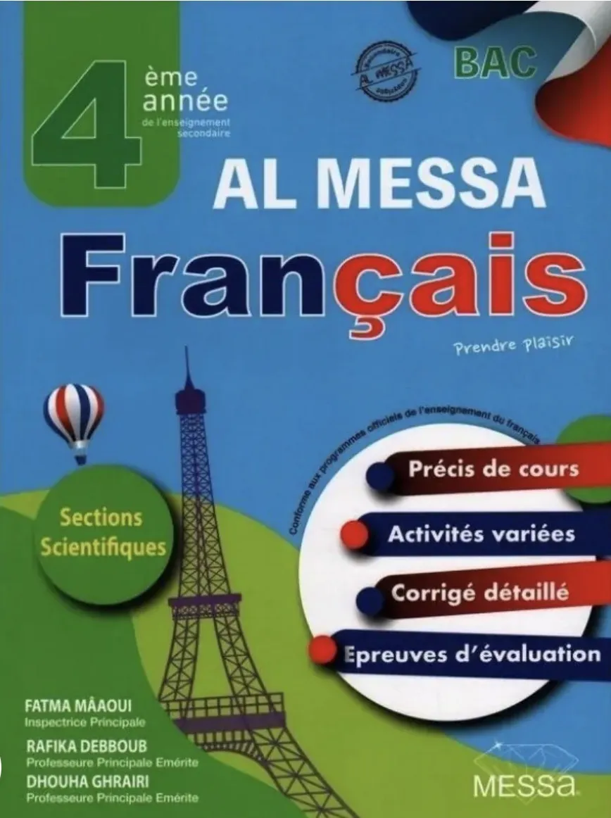AL MESSA Français bac scientifique Toute l’année