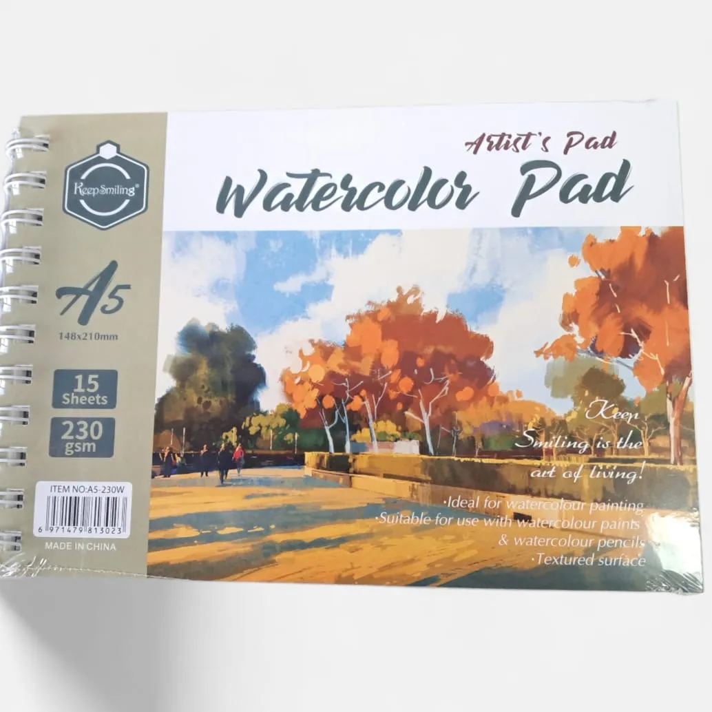 WATERCOLOR BOOK 15F A5-230W