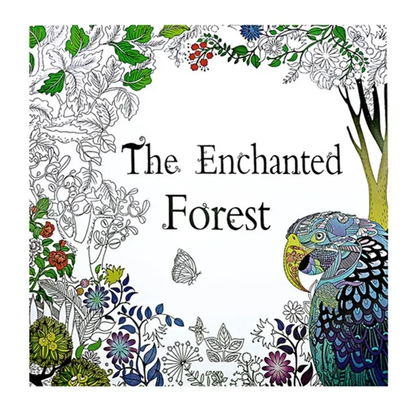 The Enchanted Forest – Livre de coloriage anti-stress pour adultes