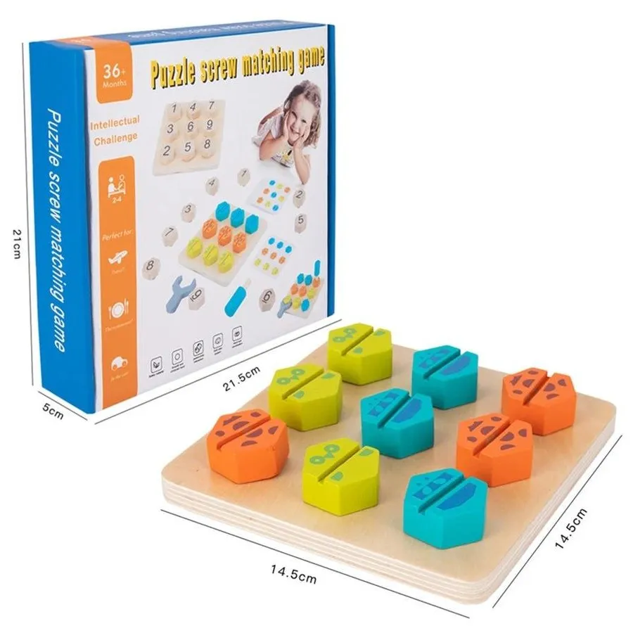 Jouets Montessori en bois pour enfants