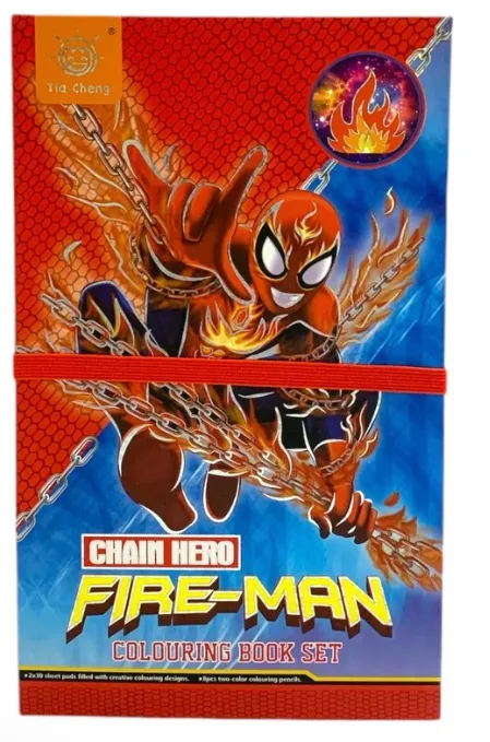 COLORING BOOK SET SPIDER MAN