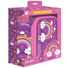 COFFRET ALIMENTAIRE ; BOÎTE À LUNCH 800ML ET GOURDE 500ML