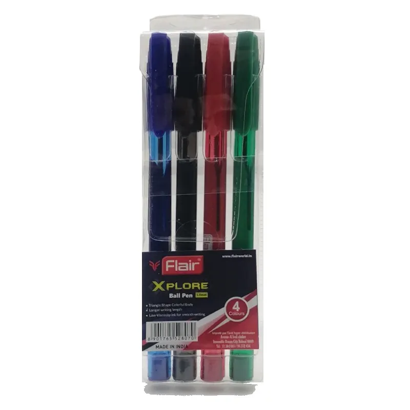 POCH 4 STYLO A BILLE ASS FLAIR XPLORE