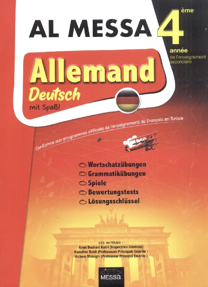 AL MESSA ALLEMAND 4EME ANNEE SECONDAIRE