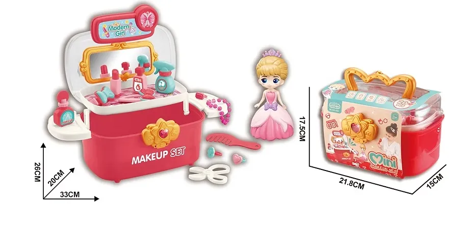 Coffret maquillage enfant avec poupée