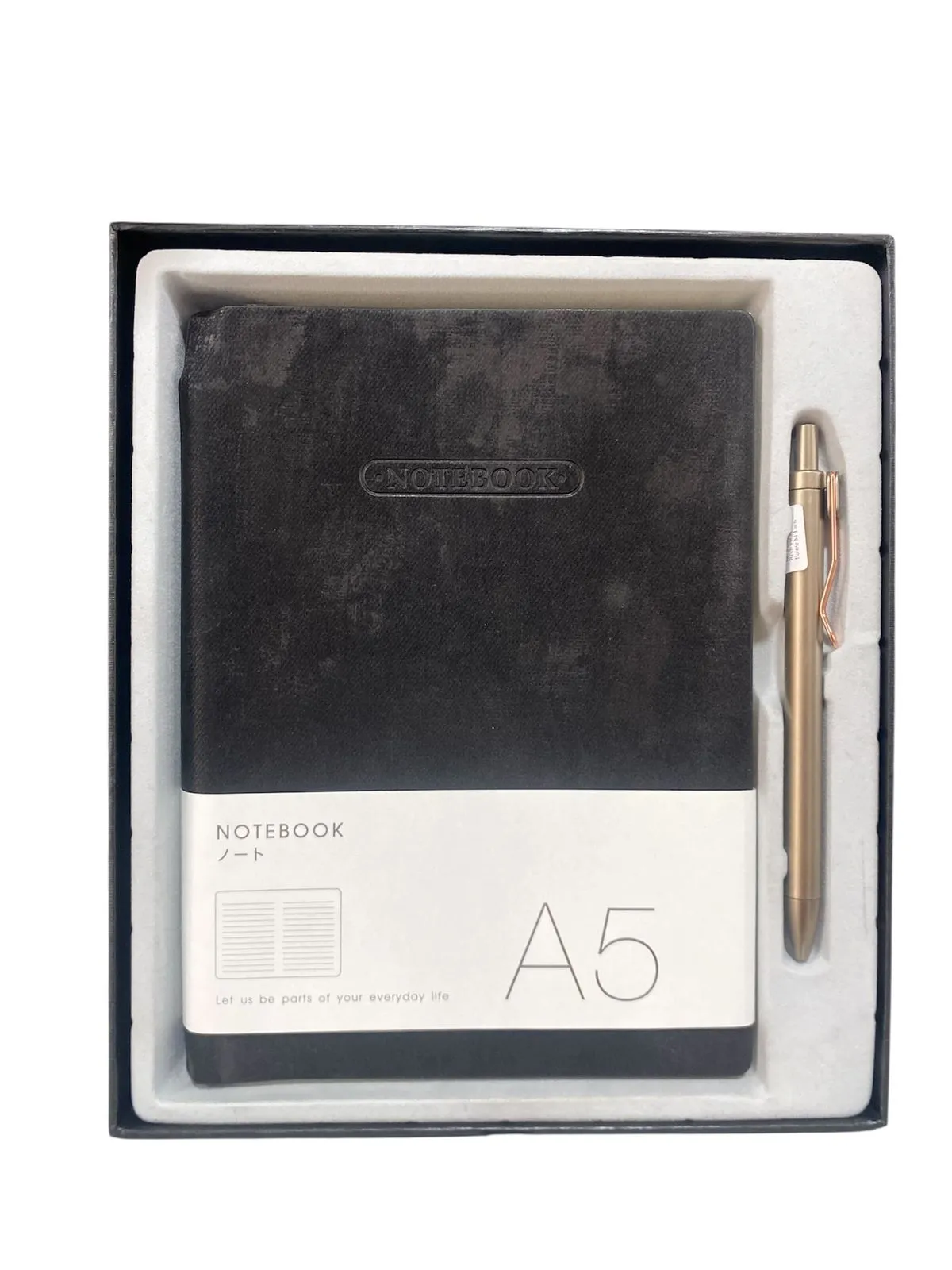 Coffret bloc note avec stylo