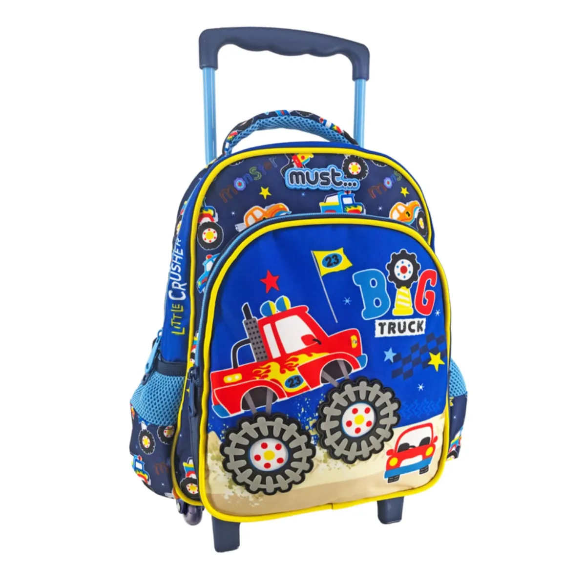 Sac à dos d'école à roulettes, 2 compartiments, pour la maternelle