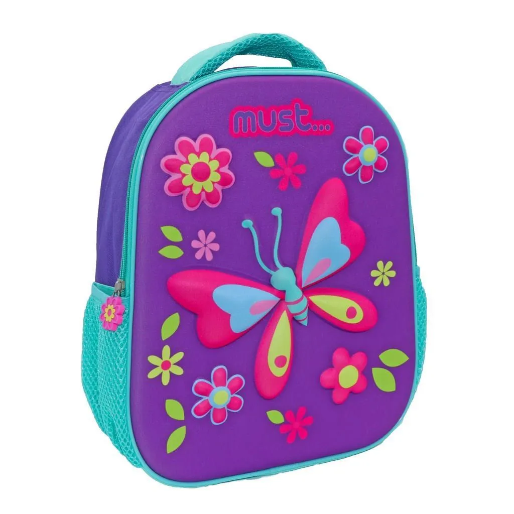 SAC A DOS ENFANT MUST 3D BUTTERFLY