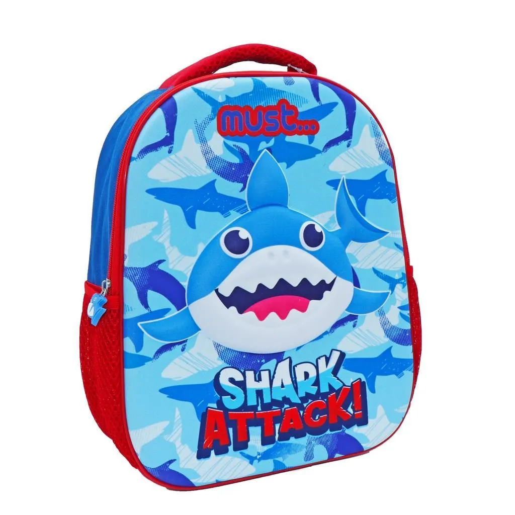SAC A DOS ENFANT MUST 3D SHARK