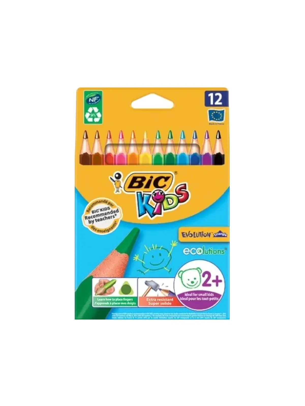 CRAYON COUL 10+2 EVOLUTION BIC 21