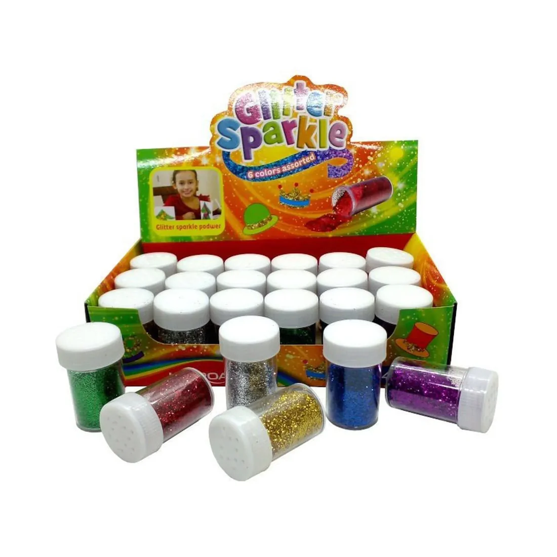 BOITE GLITTER COULEUR