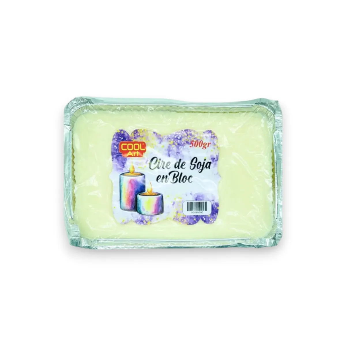 Cire de soja en bloc  500g