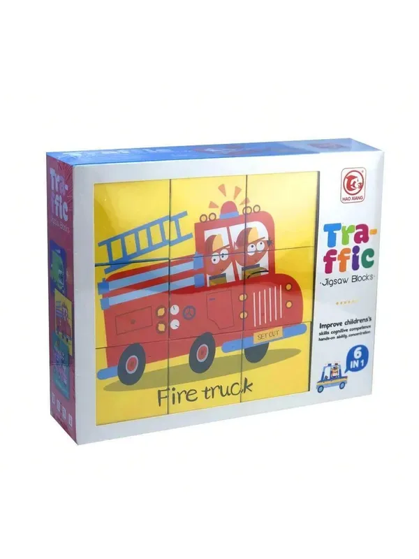 Jeu de cubes illustrés à assembler