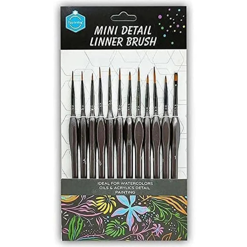POCHETTES 12 PINCEAUX POUR DETAILS