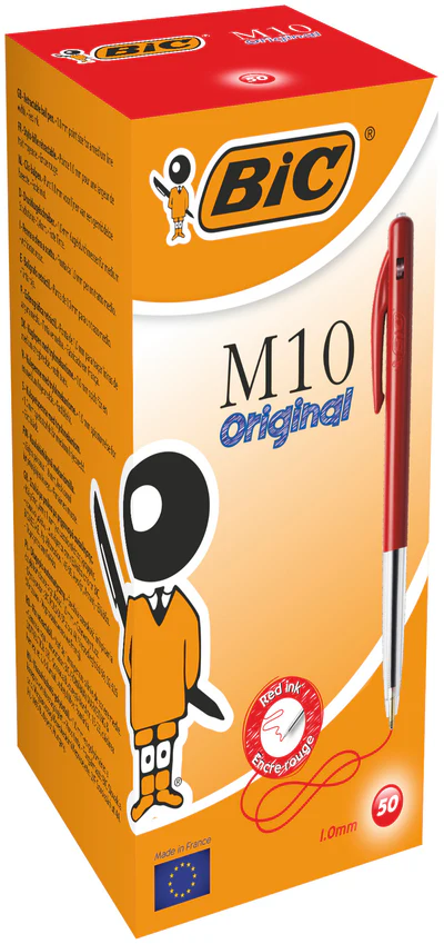PACK STYLO TIC TAC M10 BIC ROUGE