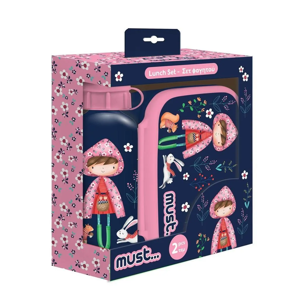 COFFRET ALIMENTAIRE ; BOÎTE À LUNCH 800ML ET GOURDE 500ML