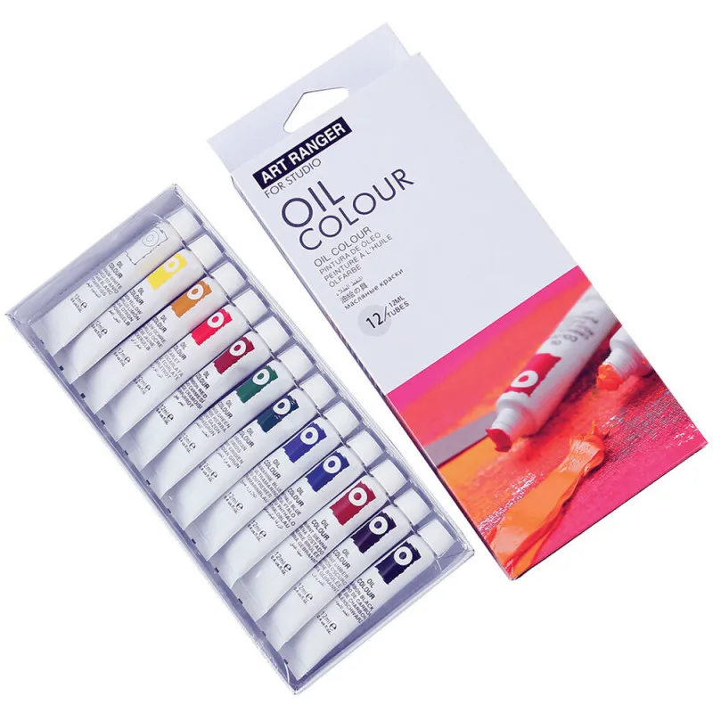 OIL COLOUR 12 TUBES ART RANGERS