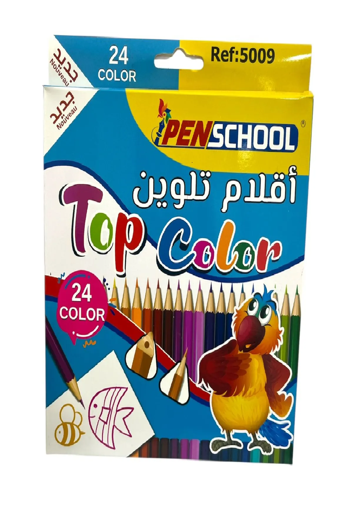 CRAYON COULEUR 24 COLOR GM