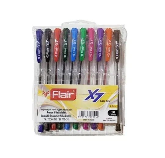 POCH 10 STYLO FLAIR X7 ASSORT