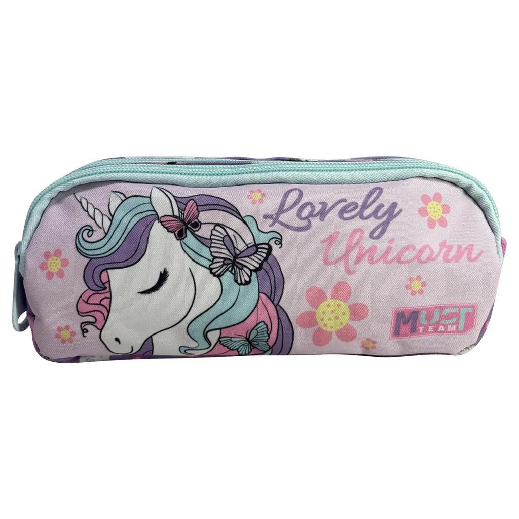 Trousse scolaire Barrel Must Team Lovely Unicorn 2 cases