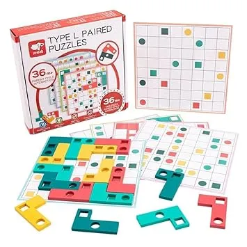 Jeu de Puzzle en Forme de L