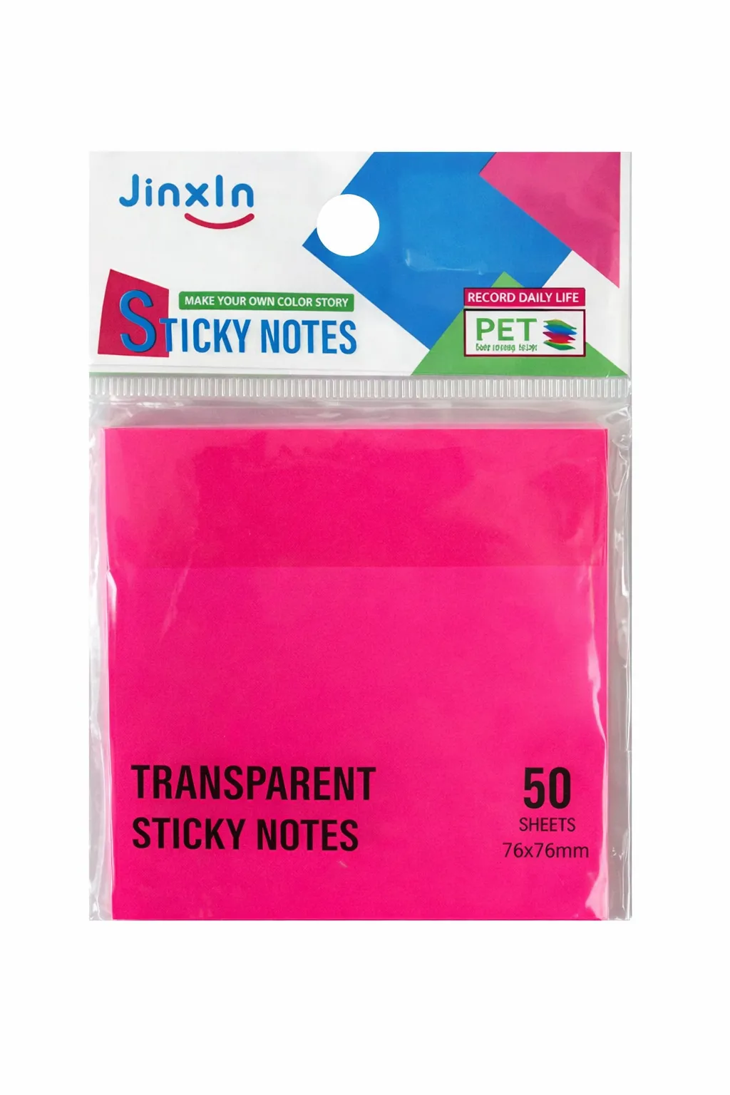 STICK NOTE 50F TRANSP