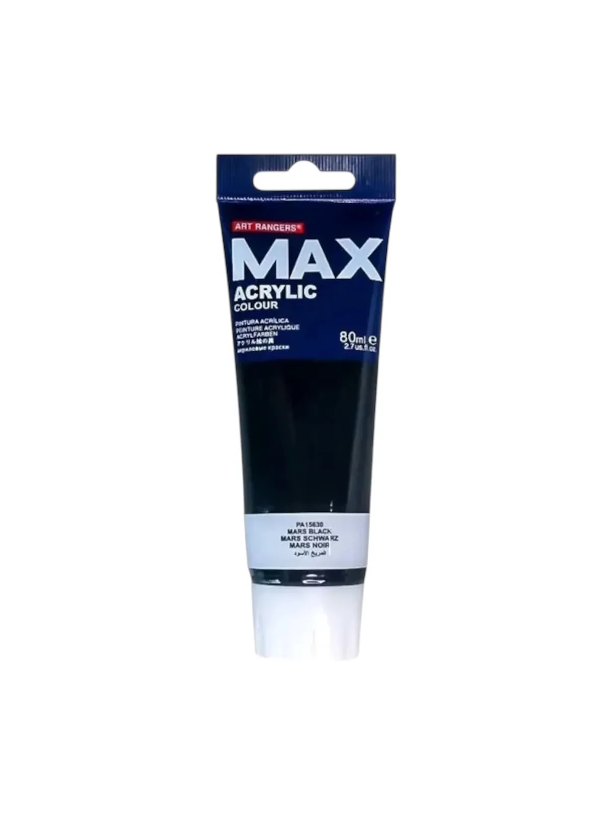 Tube Acrylique 80ml noir