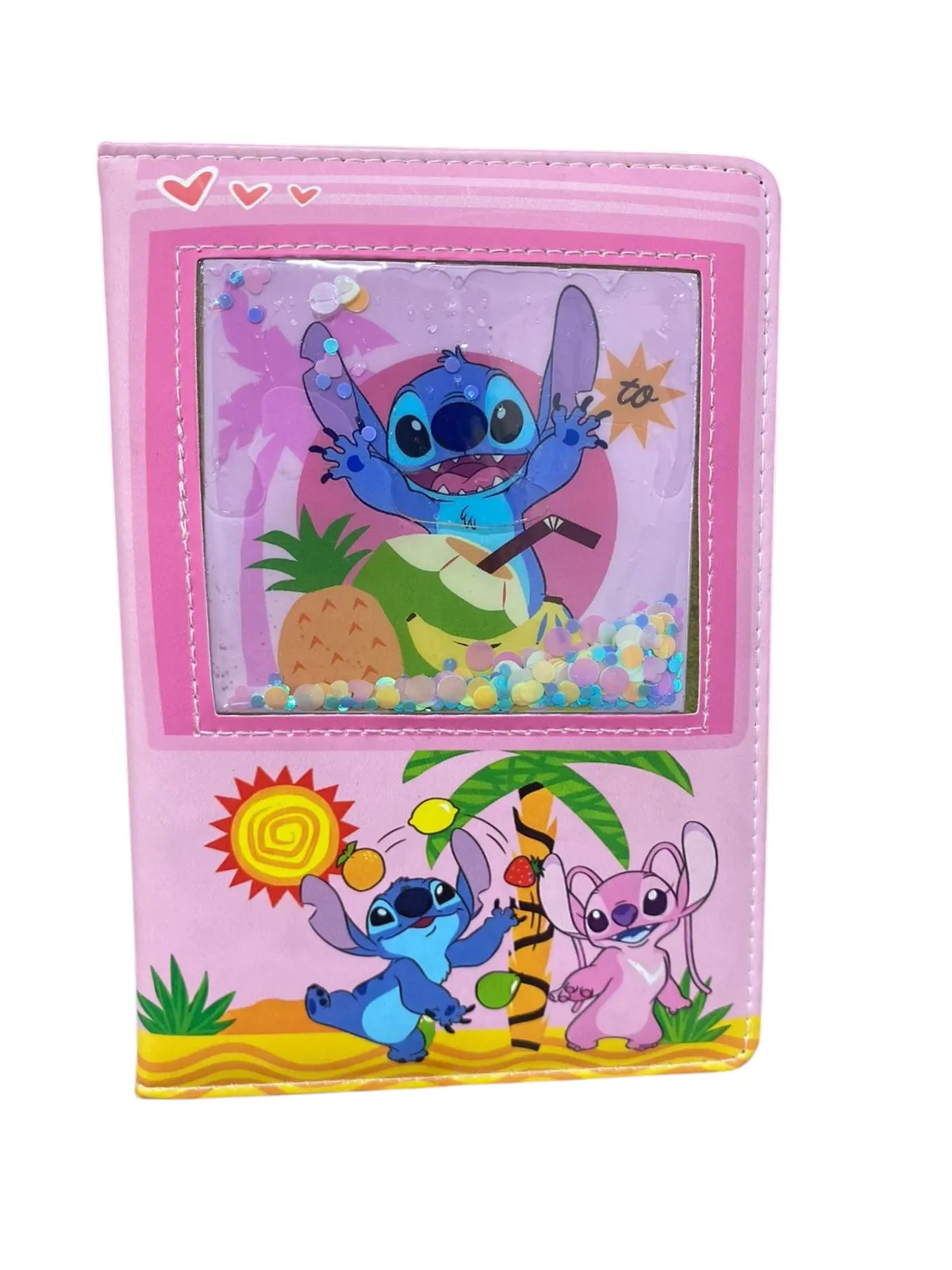 Bloc-notes enfant rose stitch