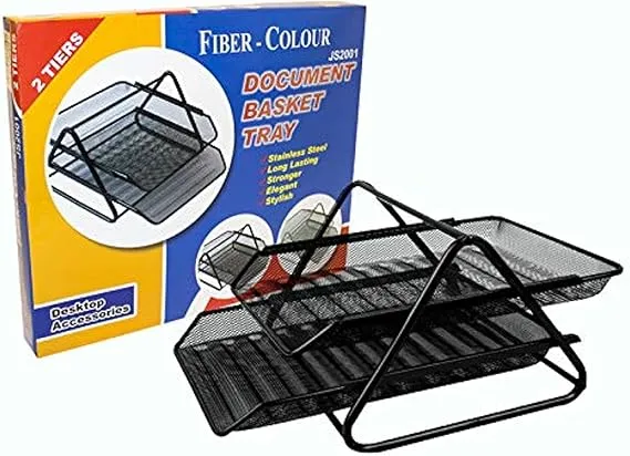 Document Basket Tray for Offices , 2 Tiers