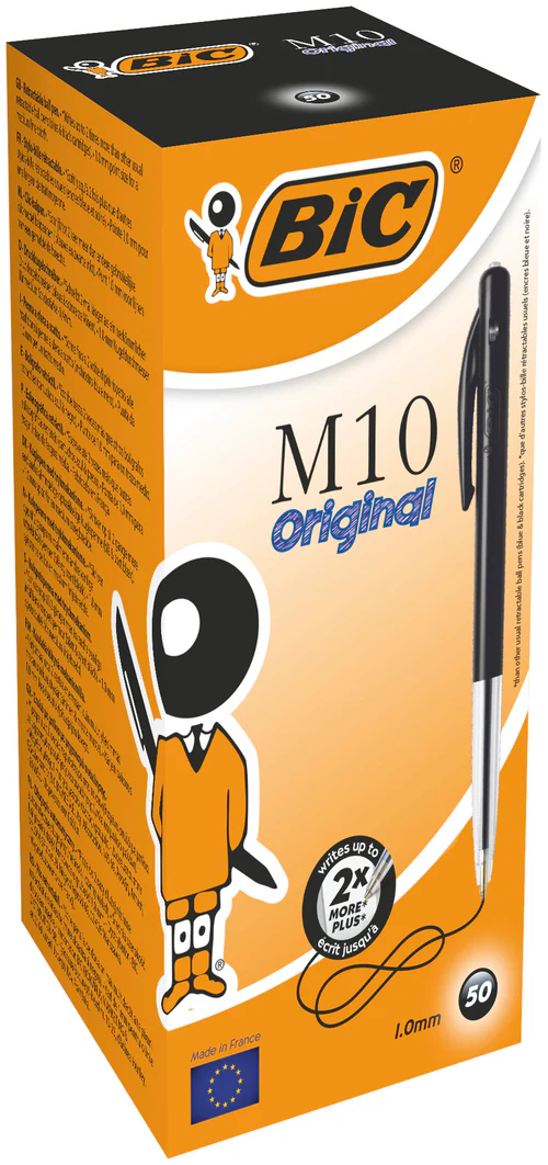 PACK STYLO TIC TAC M10 BIC NOIR