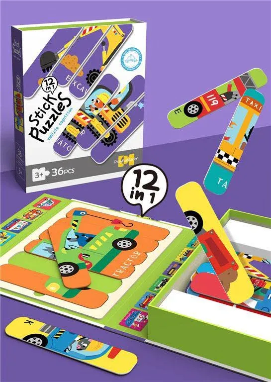 Jeu éducatif enfant – 12-en-1 (36 pièces)