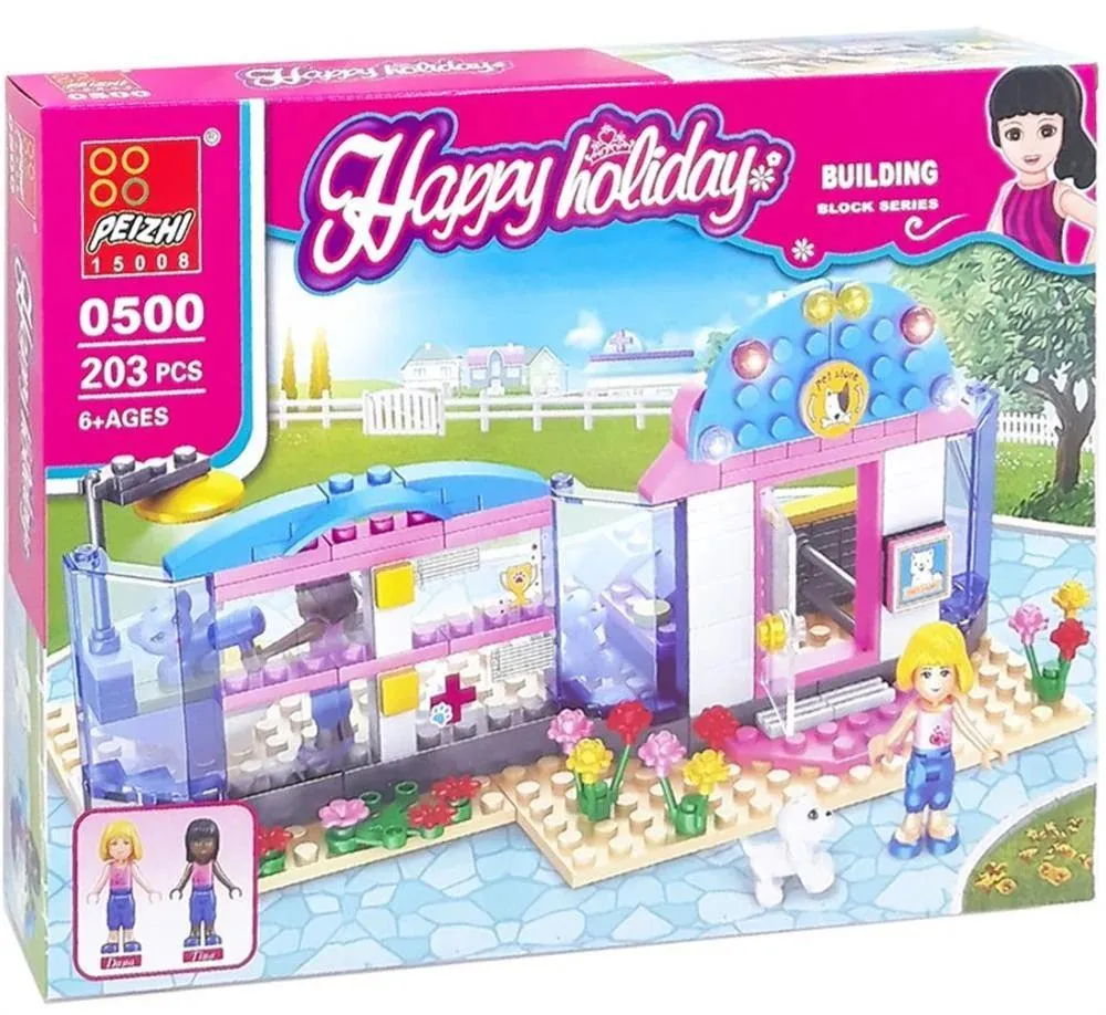 Coffret Happy Holiday - Maison créative  à construire 203PCS