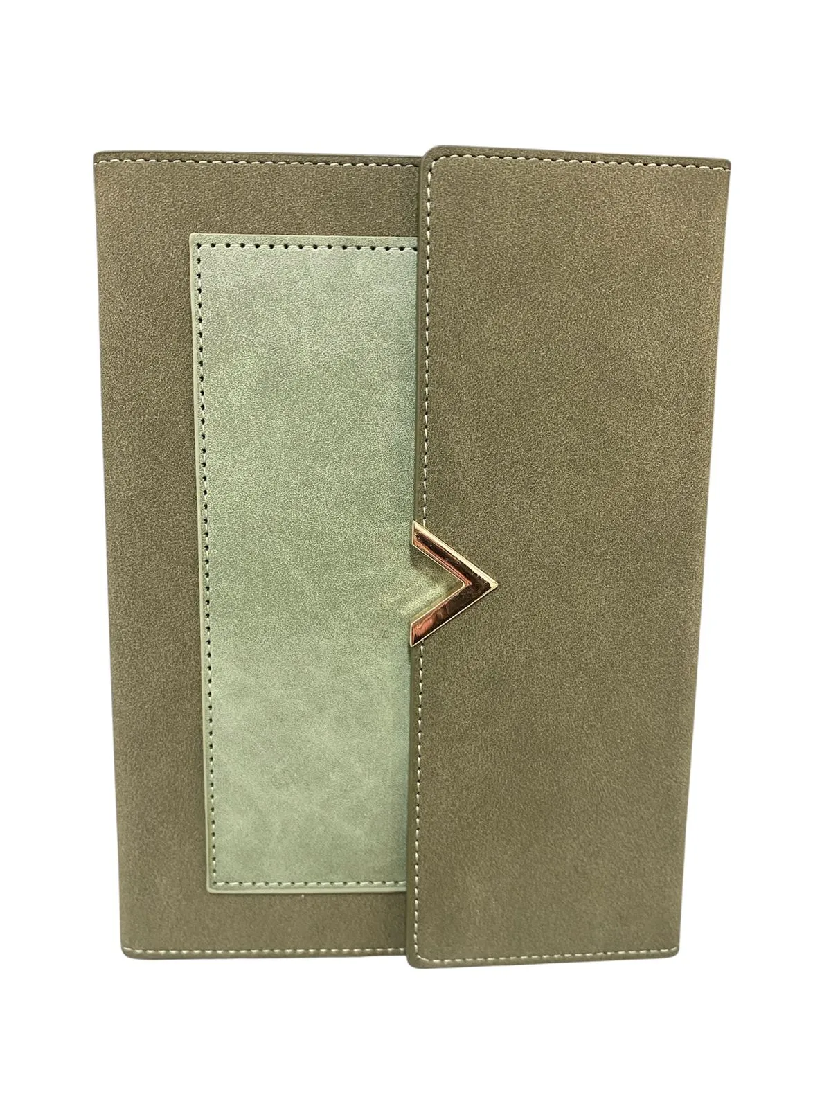 Bloc-notes style portefeuille beige élégant