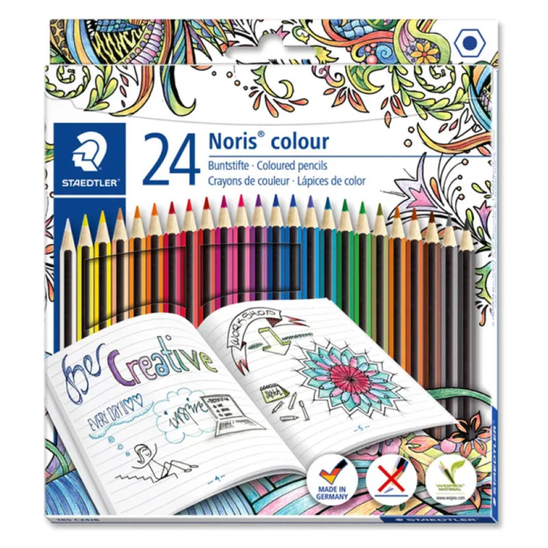 24CRAYON COULEUR ECO BRILLANT