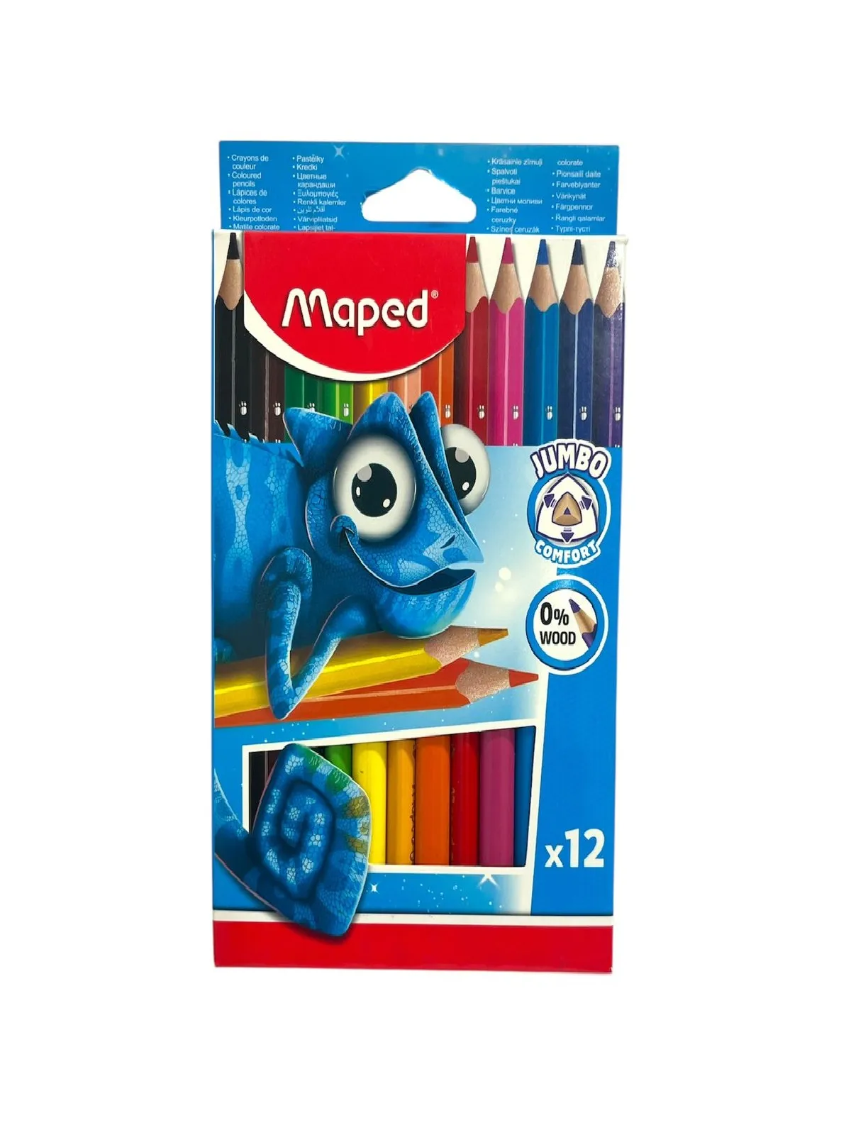 CRAYON COULEUR JUMBO MAPED12*18 PULSE