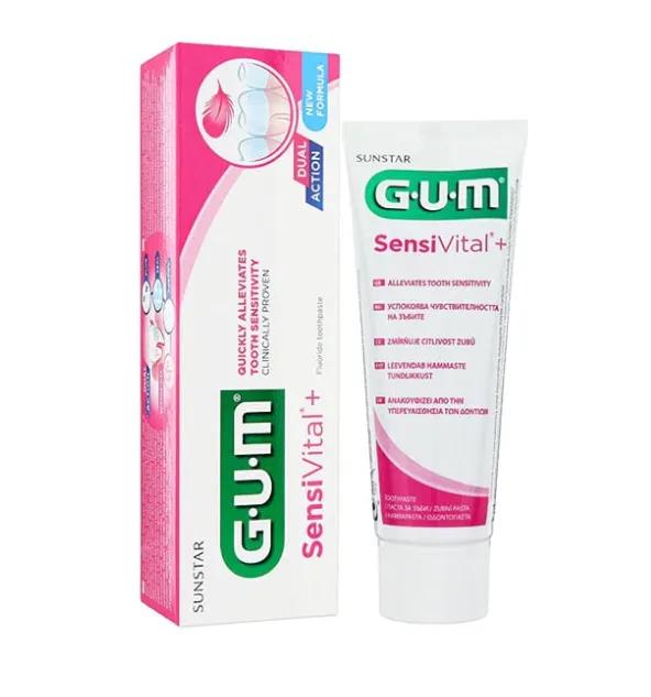 GUM DENTIFRICE SENSIVITAL PLUS 75ML