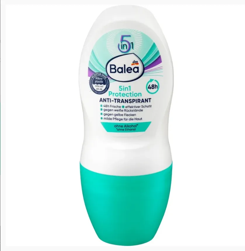 Balea - Antiperspirant Deodorant Roll-on 5in1 Protection, 50ml