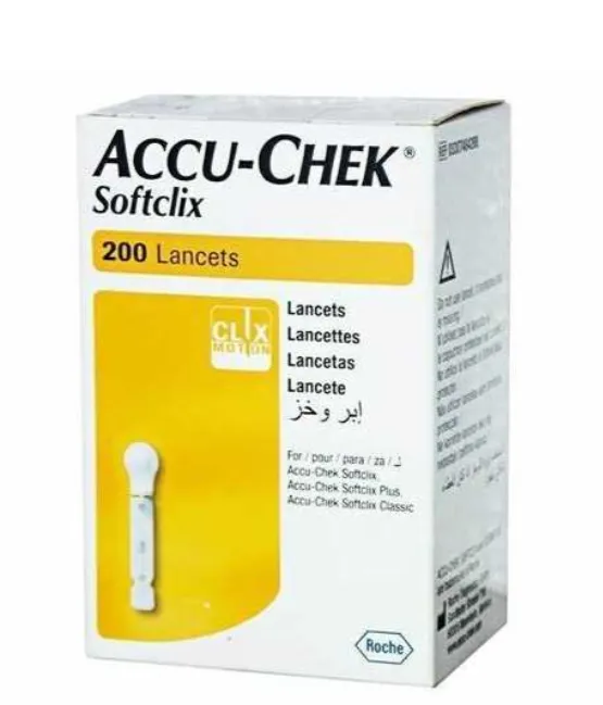 Softclix - ACCU CHEK - boite de 200 lancettes