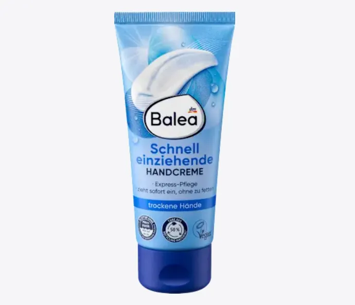 Balea Handcreme schnell einziehend, trockene Haut, 100 ml