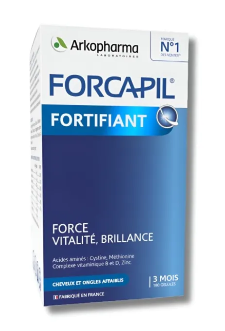 FORCAPIL CHEVEUX ET ONGLES 180 GELLULES