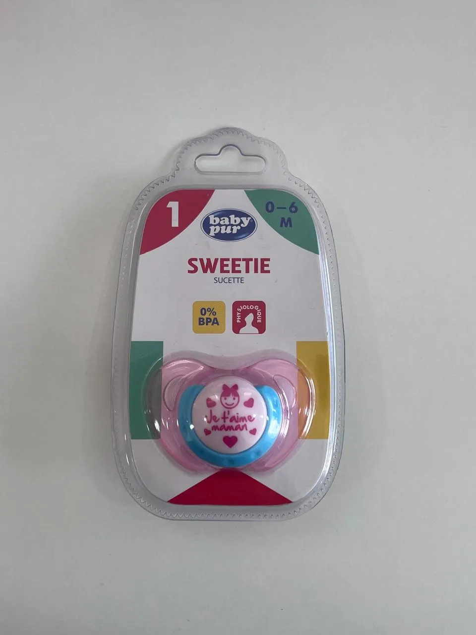 Baby pur sucette sweetie 0- 6mois