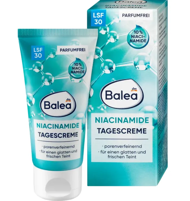 Balea Crème pour le visage Niacinamide SPF 30, 50 ml