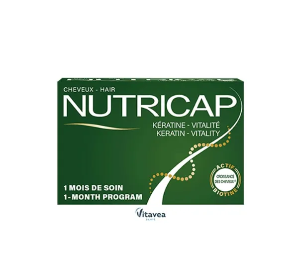NUTRICAP KERATINE VITALITE CHEVEUX 30 CAPSULES