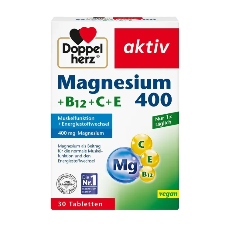 Doppelherz aktiv  Magnesium + B12 + C + E
